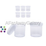 43227-3400 Containers Pack Empty Clear Plastic Storage Jar White 636431681398