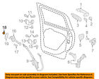 6107173aa Fiat Oem Lock Strap Nut