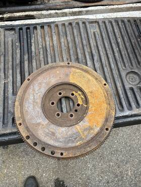 3714463 Chevrolet 1955-62 Corvette Manual Transmission Flywheel Used Oem #