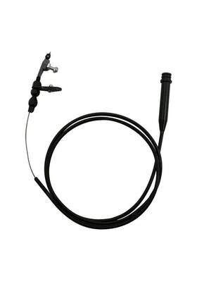 Cbk-2008-pbk Cobra-tek Transmission Kickdown Cable Kit Braided Black Stainless Steel For Chevy Gm 700r4