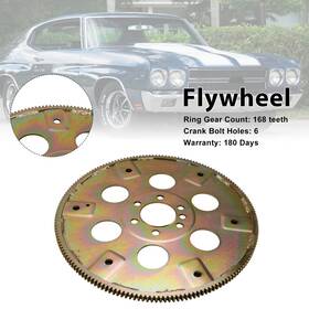 1845400 Darupsun 168-teeth Steel Flexplate Fit Chevy 454 1970-1990 White Zinc External