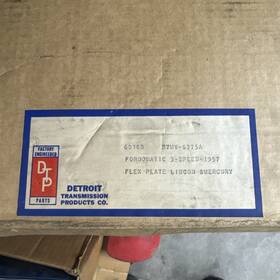 6375-a Detroit Transmission Products 6916b Flex Plate Flywheel Assy B7my Ford-o-matic 3 Speed 1957 Lincoln/mercury