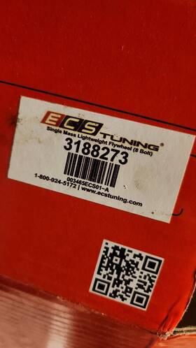 3188273 Ecs Tuning Esc Single Mass Lightweight Flywheel