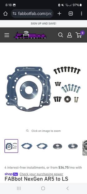 92604439 Fabbot Nexgen Ar5 To Ls Transmission Adapter With Remote Bleeder