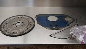 6caz6375b Factory/oem 1968-1970 Ford Mustang Auto Flexplate Dust Shield And Inspection Cover