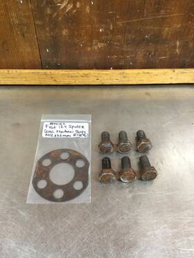 4335291 Fiat 124 Spider - Original Dohc Flywheel Bolts Lock Plate Ring. Used. Kf347