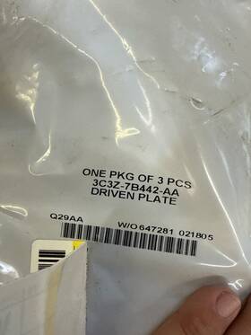 3c3z-7b442-aa Ford Nos Automatic Transmission Driven Plates 5 Speed F250