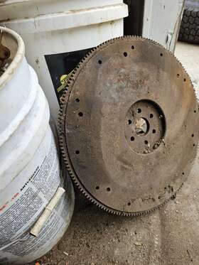D7te6380dc Ford 351 Truck Manual Flywheel D7 1977 Date Code
