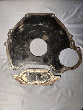 E9tz-7007-b Ford 1989 Bronco Truck Block Spacer Plate 5.8 351 C6 W Inspection Cover