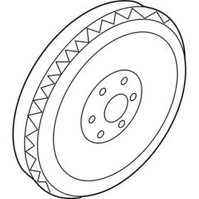 Fr3z-6477-g Ford Genuine Flywheel