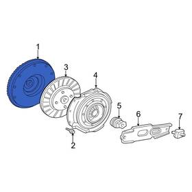 3c3z6375ba Ford Oe For F-250 Super Duty 2003-2007 Clutch Flywheel