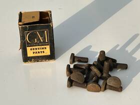 3717166 General Motors 4 Nos Gm 1953-1962 Chevy Corvette Powerglide Transmission Flywheel Bolts