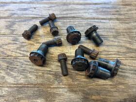 Honda 96-00 5 Civic 1.6 Sohc Fly Wheel / Clutch Bolts Manual 12 Pieces