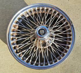 1030906802jjtb Jaguar 1988-1991 Xjs Xj6 Wire Wheel 6391 Dayton 15x7 Oem
