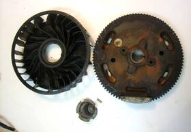 2530002 Kohler Courage Sv590 Engine 19hp Flywheel Starter Gear Fan