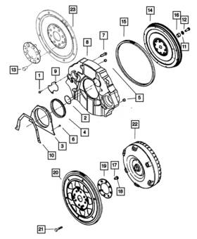 52104720ae Mopar Genuine Adapter Plate