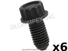 9000190 O.e.m. For Audi / Vw 1998-2018 Pressure Plate Bolt 6 Pcs 1 Year Warranty