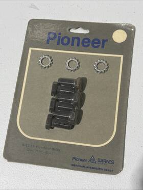 S-11123 Pioneer S-1123 Set Of 6 Black Steel Flywheel Bolt Kit - Sbc 7/fits 16-20 X
