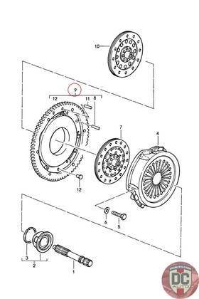 92811603322 Porsche 1980-1983 928 Intermediate Ring