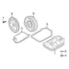 90006736901 Porsche Oe For 911 99-05 Automatic Transmission Flexplate Bolt