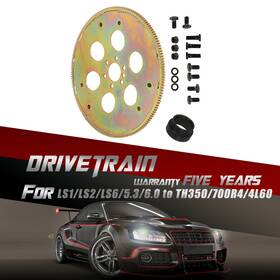 Shzaitor Ie889785es Adapter Flexplate Kit Replacement For Ls1/ls2/ls6/5.3/6.0 To Th350/700r4/4l60