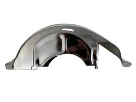 Spectre 840136518617 Chevy Th350 400 Flywheel Dust Cover Triple Plated Chrome 2 7/8 Inch Starter Slot