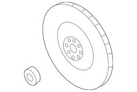 12342aa101 Subaru Genuine Clutch Flywheel
