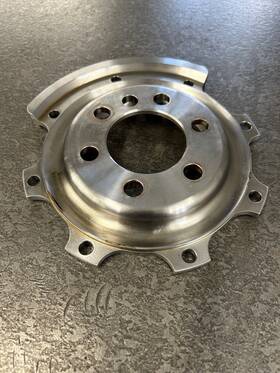 19023 Tilton Racing Flywheel Chevy Late Button External Balance 5.5 Inch Clutch
