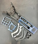 98-02 Oem Bmw E36/7 Z3M Center Floor Console Base Extended Leather Estoril Blue. Fixed Price $349.99.