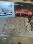 Trim Rings Mopar Headlight Bezel 17 Pieces Vintage Auto Parts Oem 1950S 1960. Fixed Price $100.00.