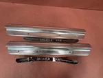 Jaguar XK8 97-06 Front Aluminum Sill Scuff Plate Pair Oem 102K Miles. Fixed Price $40.50.