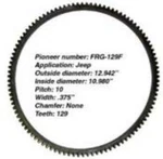 Pioneer FRG-129F Clutch Flywheel Ring Gear For Select 42-70 Jeep Willys Models. Fixed Price $67.99.