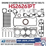 Original Equipment Head Gasket Bolt Set HS26261PT For 02-06 Nissan Altima Sentra. Fixed Price $64.49.