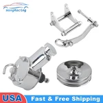 Saginaw Power Steering Pump & 2-GROOVE Pulley Bracket For Chevy Sbc 327 350. Fixed Price $130.77.