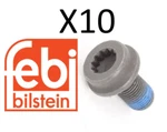 Set Of 10 Flywheel Bolts For Volkswagen 1992-2014 Febi Bilstein. Fixed Price $29.49.