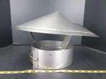 New Old Stock Reliance 8" Stainless Steel Drawband China Cap Roof Hvac Stove. Fixed Price $29.99.
