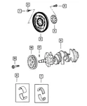 Genuine Mopar Torque Converter Drive Plate 4752600AA. Fixed Price $111.02.