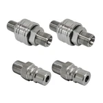 M16-M14 Hydraulic Attachment Fittings Quick Connect Adapters For Mini Excavator. Fixed Price $61.14.