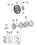 Genuine Mopar Flex-plate 4736299AC. Fixed Price $75.54.
