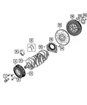 Genuine Mopar Engine Flywheel 5106121AB. Fixed Price $647.45.