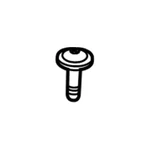 New Genuine Mercedes-benz Deflector Screw 0109902604 Oem. Fixed Price $11.19.