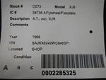 Flywheel/flex Plate Automatic Transmission Fits 97-98 XK8 228586. Fixed Price $63.20.
