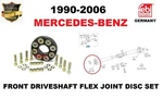 Front Drive Shaft Flex Joint Disc With Mounting Hardware For 90-06 Mercedes-benz. Fixed Price $203.33.