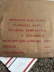 Flex Plate Flywheel Assy Replace B7MY 6375-A & Ecu 6380-A Mercury (380CUBIC 1957. Fixed Price $199.99.