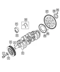 Genuine Mopar Flex-plate 4736611AA. Fixed Price $100.29.