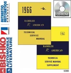 Amc American W/ 290 Cid Supplement 1966 Digital Shop Manual - Disc Cd. Fixed Price $47.47.
