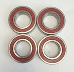 Lot Of 4 Ntn Bearings 60/28 Lu Rubber Sealed Ball 28X52X12. Fixed Price $40.00.