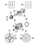Genuine Mopar Torque Converter Drive Plate 4736253AA. Fixed Price $217.09.