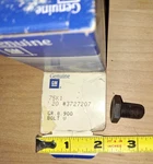 Gm 3727207 (2) Flywheel Bolts, New Old Stock. Oem.. Fixed Price $5.89.