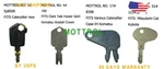 Key Set 14# 4PCS 5P8500,166,8398,12343. Fixed Price $8.99.